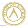 Badge / Macaron GLNF – Grande tenue provinciale – Grand Inspecteur – Maine Atlantique – Brodé main